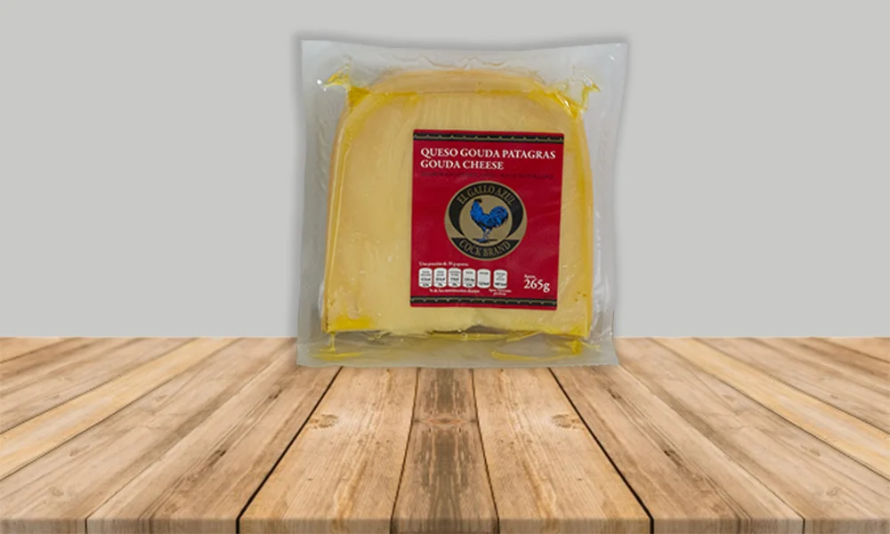 Cuña Queso Holandés Gouda Patagras Gallo Azul
