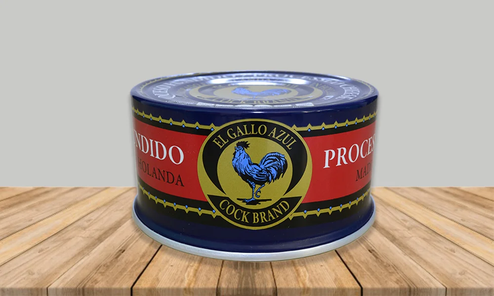 Lata Queso Fundido Gallo Azul