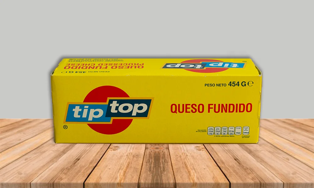 Barra Queso Fundido Tiptop Gallo Azul